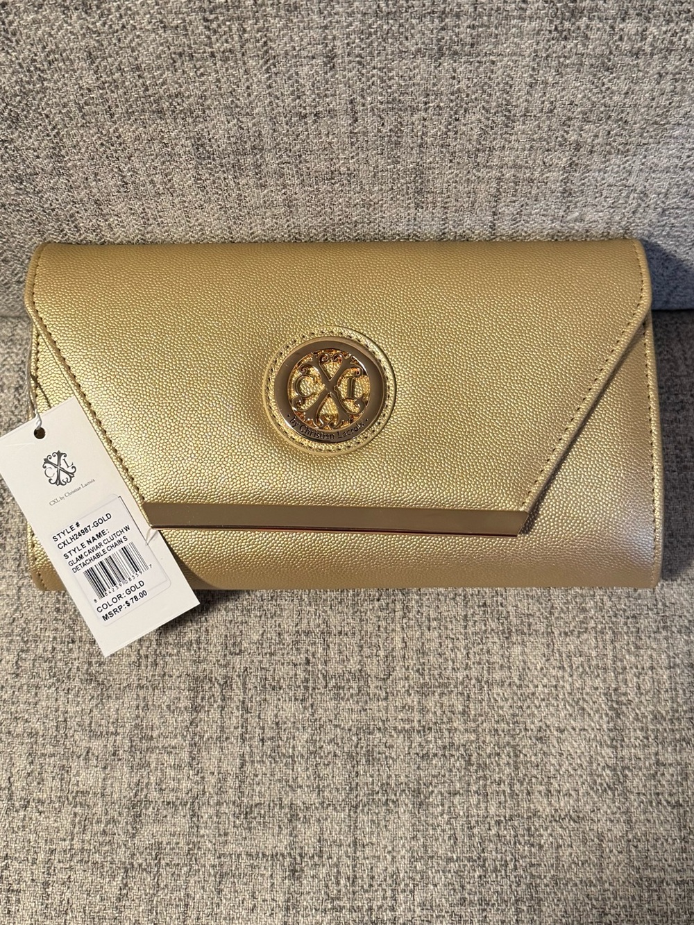Christian Lacroix Gold Purse